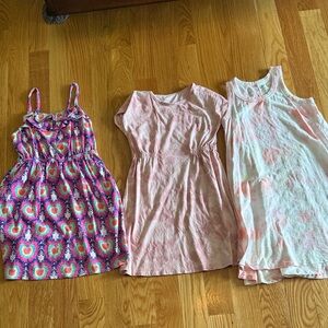 Gymboree Girls' Purple & Pink Floral Tank Dress